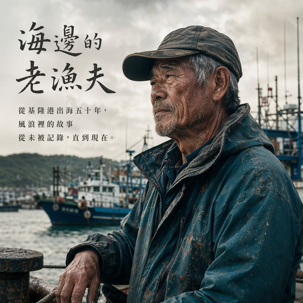 海邊的老漁夫